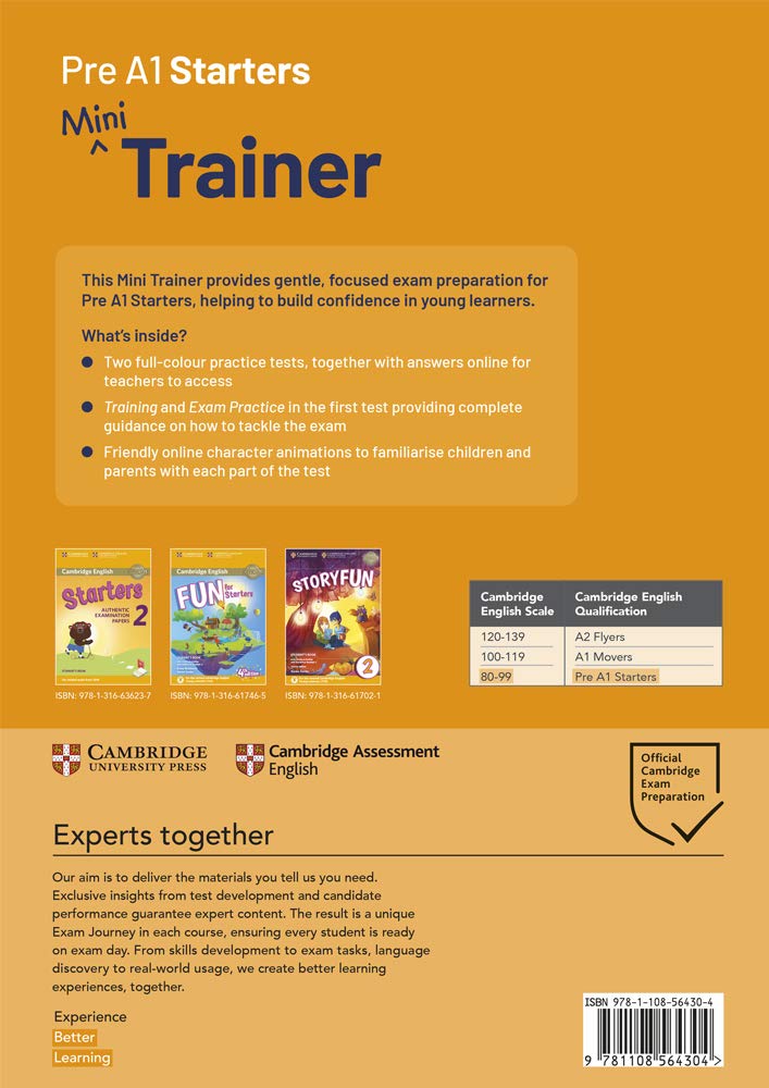 pre a1 starters mini trainer with audio download