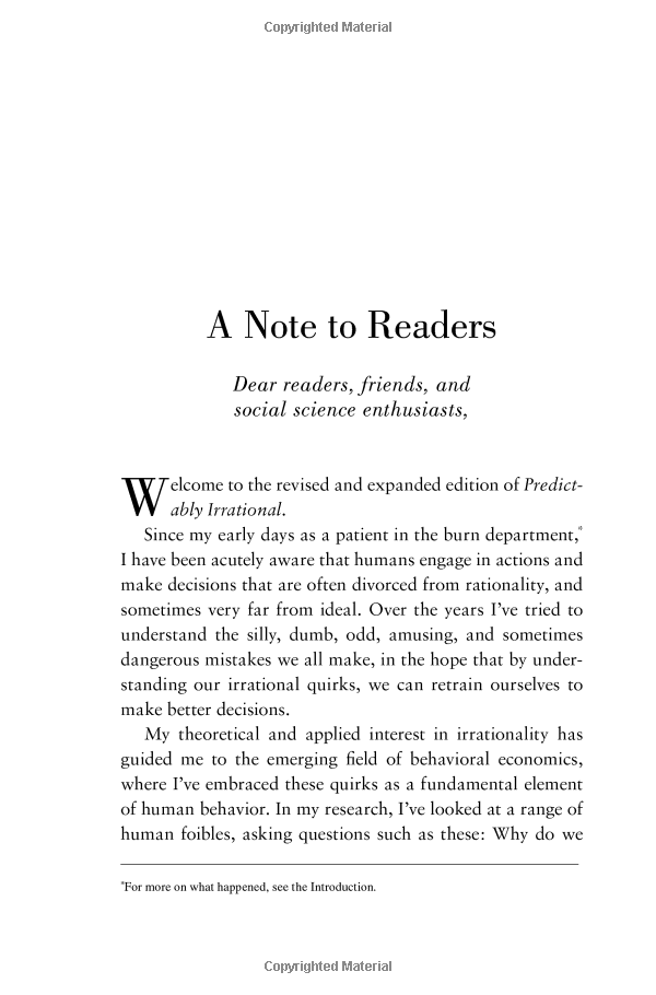 predictably irrational: the hidden forces that shape our decisions