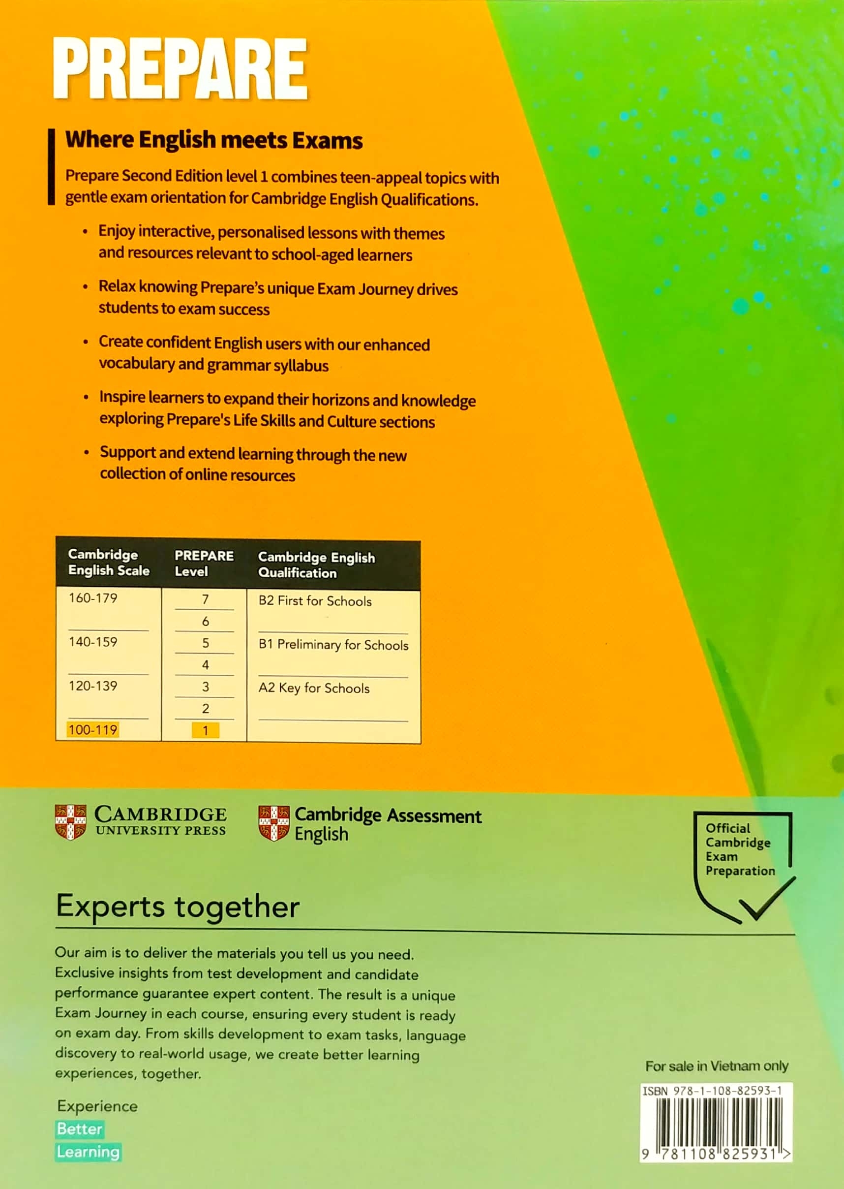 prepare a1 level 1 student's book