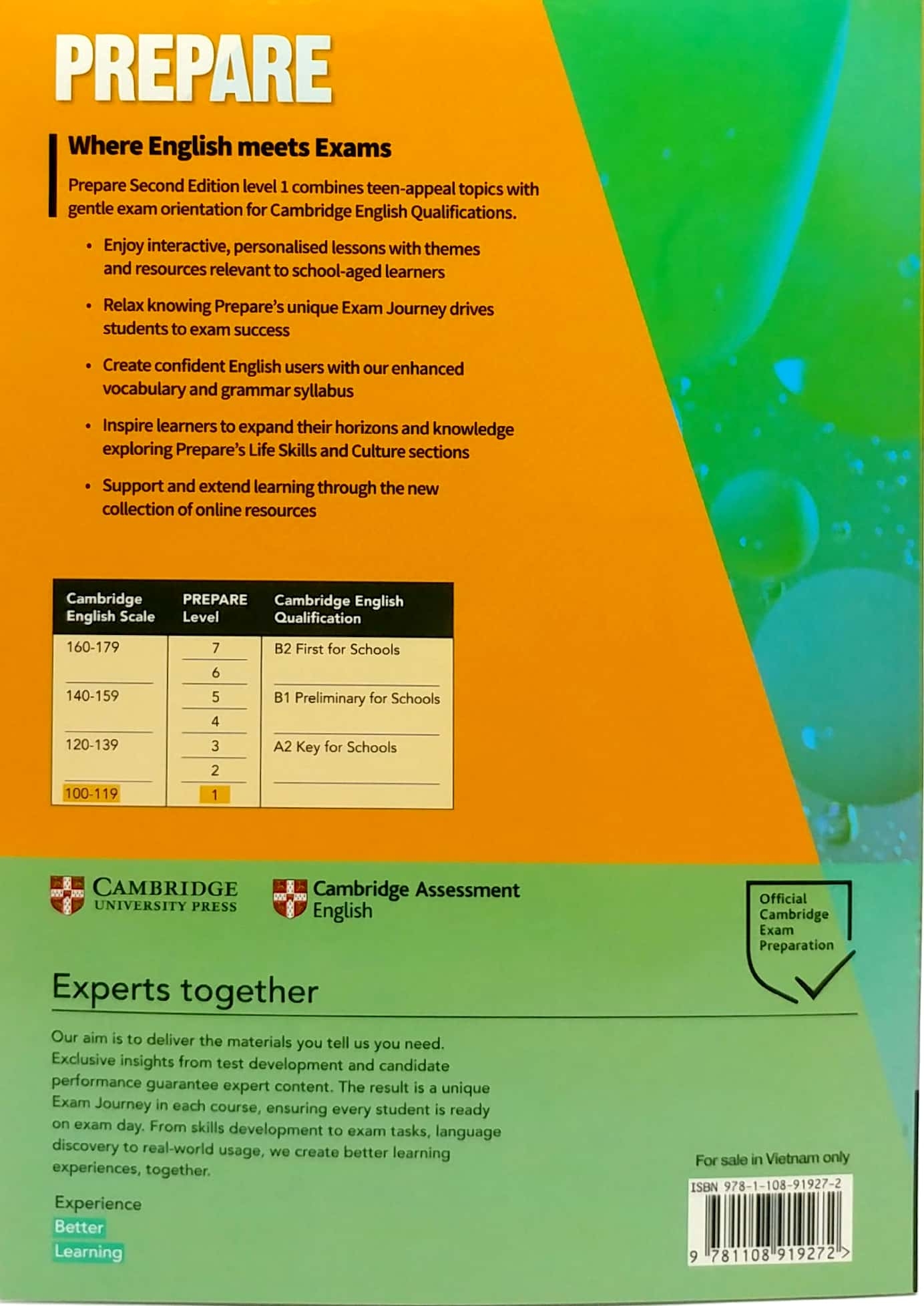 prepare a1 level 1 workbook with audio download