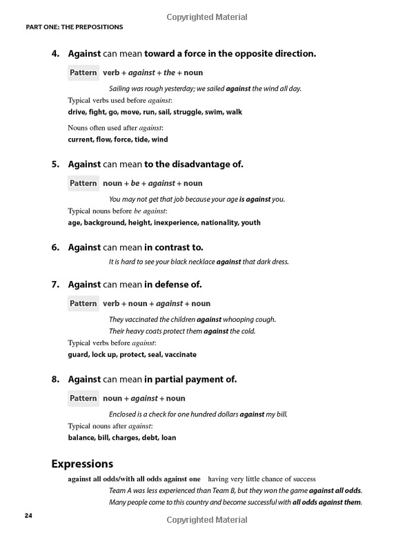 prepositions (barron's esl proficiency)