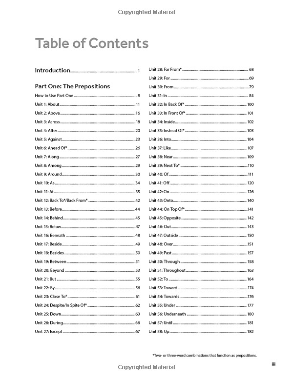prepositions (barron's esl proficiency)