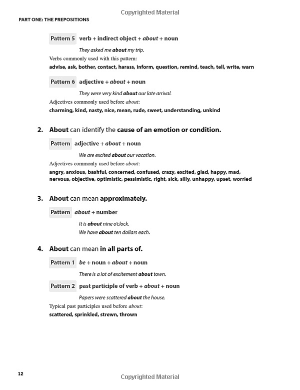 prepositions (barron's esl proficiency)