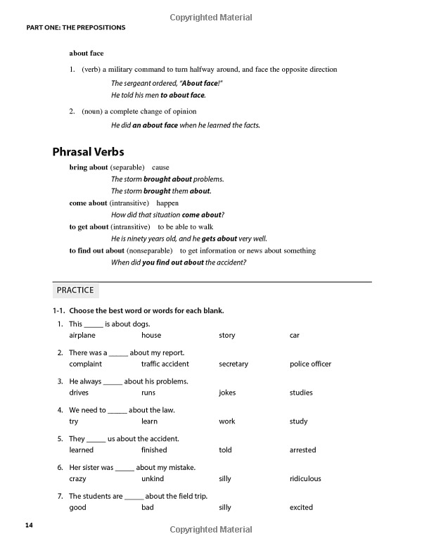 prepositions (barron's esl proficiency)