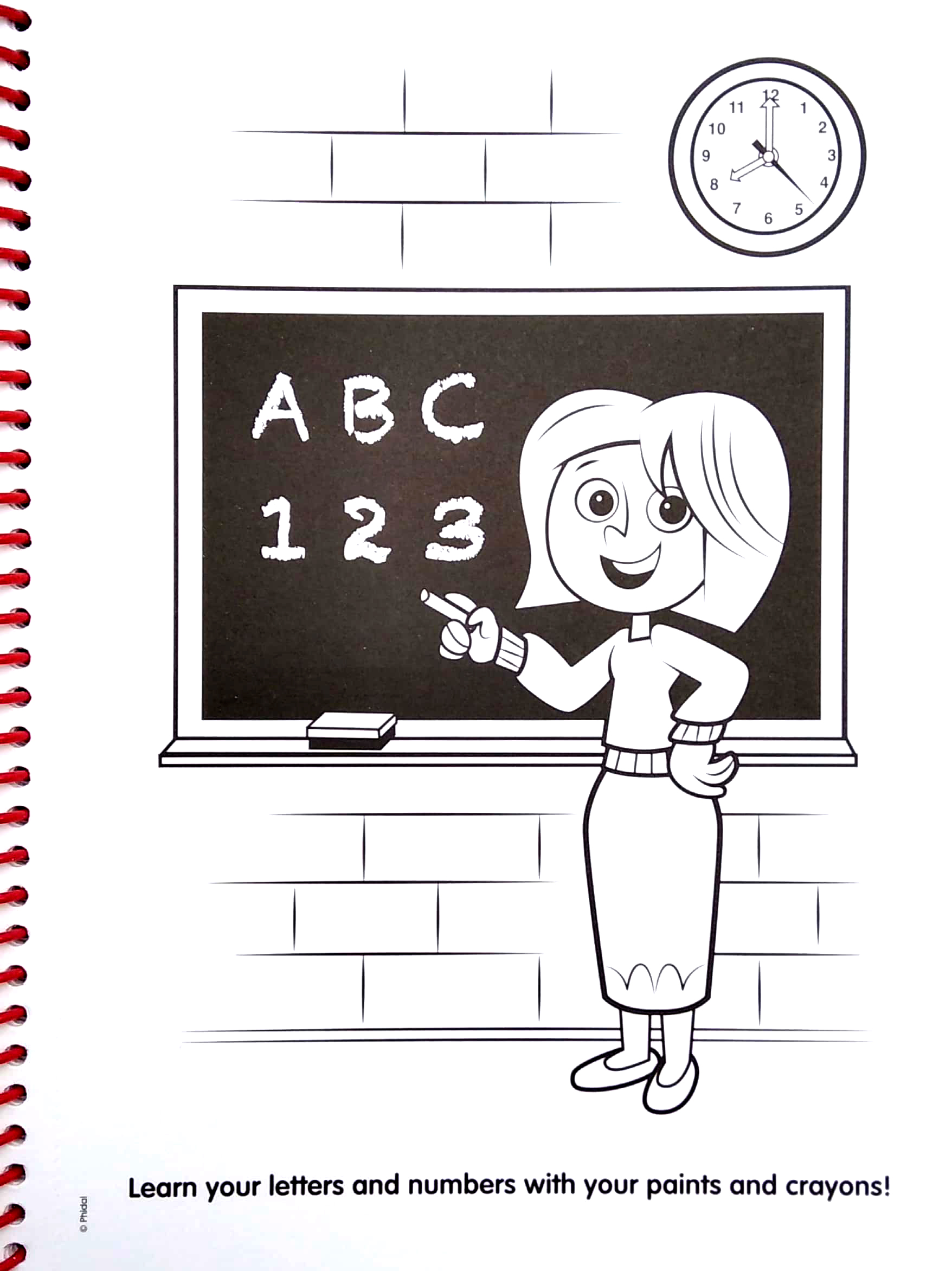 preschool abc/123 deluxe poster paint & color