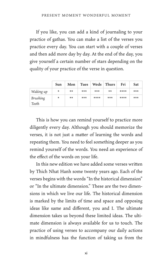 present moment wonderful moment