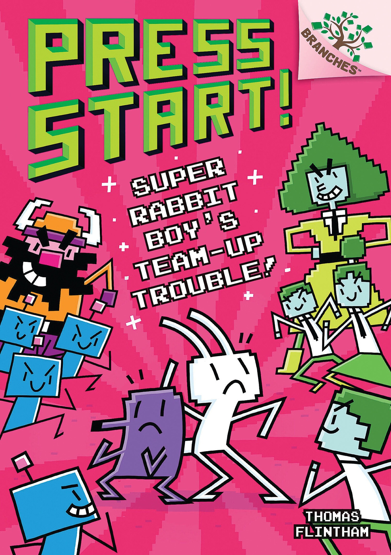 press start! - book 10 - super rabbit boyℹs team-up trouble!