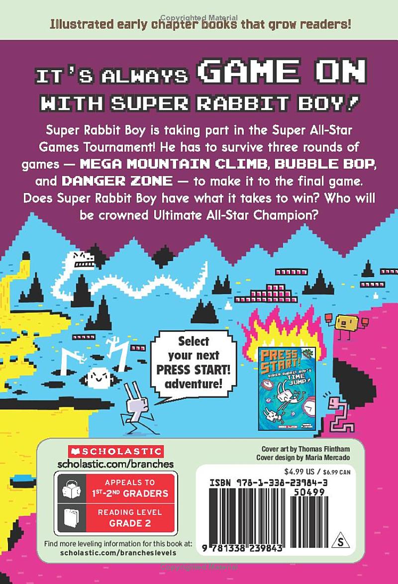 press start! - book 8 - super rabbit all-stars!