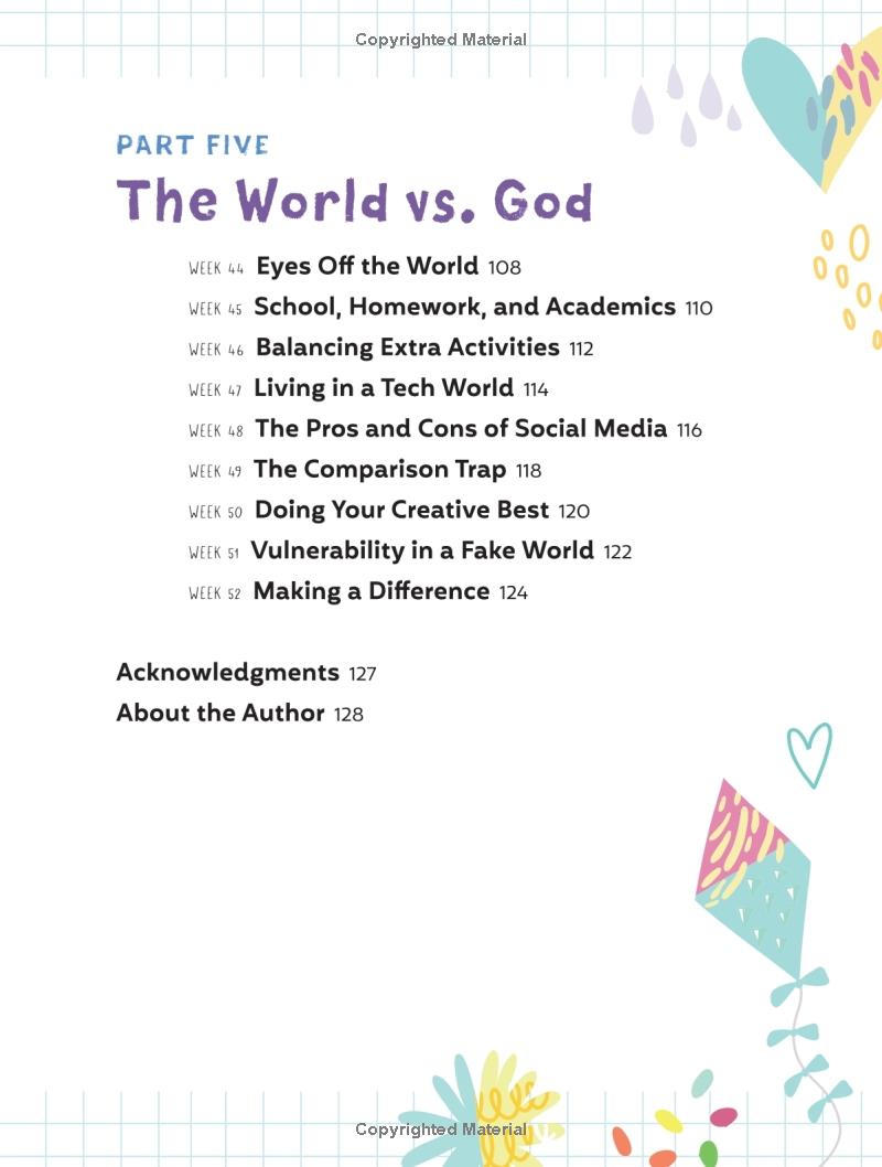 preteen devotional for girls - 52 weeks of encouraging devotions and scripture for tweens