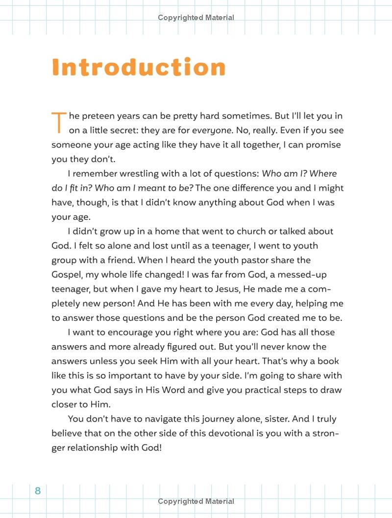 preteen devotional for girls - 52 weeks of encouraging devotions and scripture for tweens