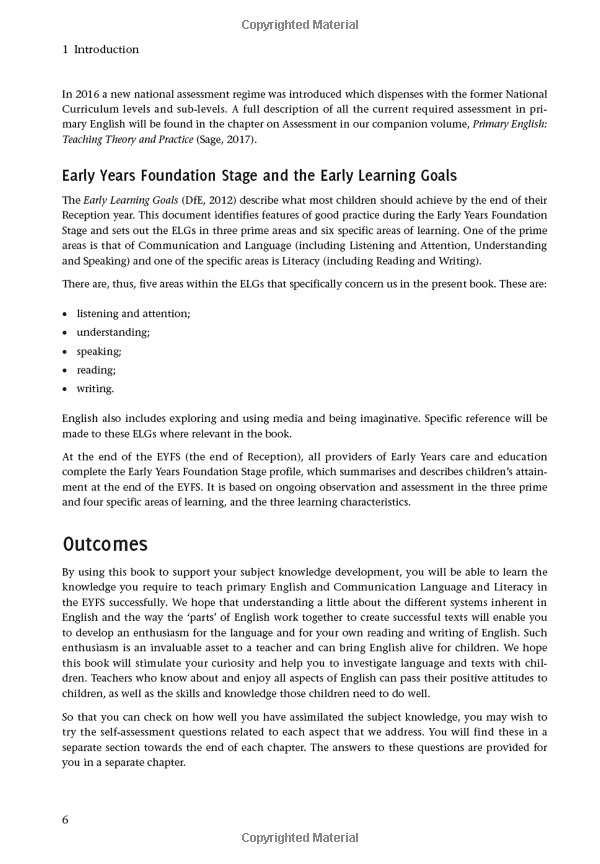 primary english: knowledge and understanding (achieving qts series)