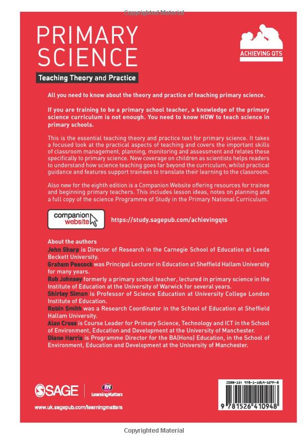 primary science: teaching theory and practice (achieving qts series)