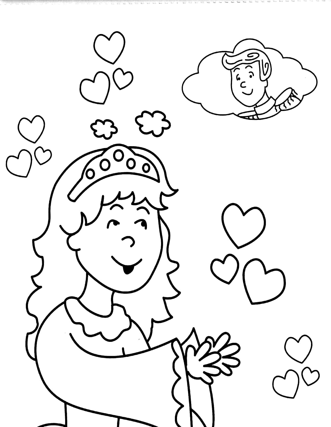 princess colouring fun