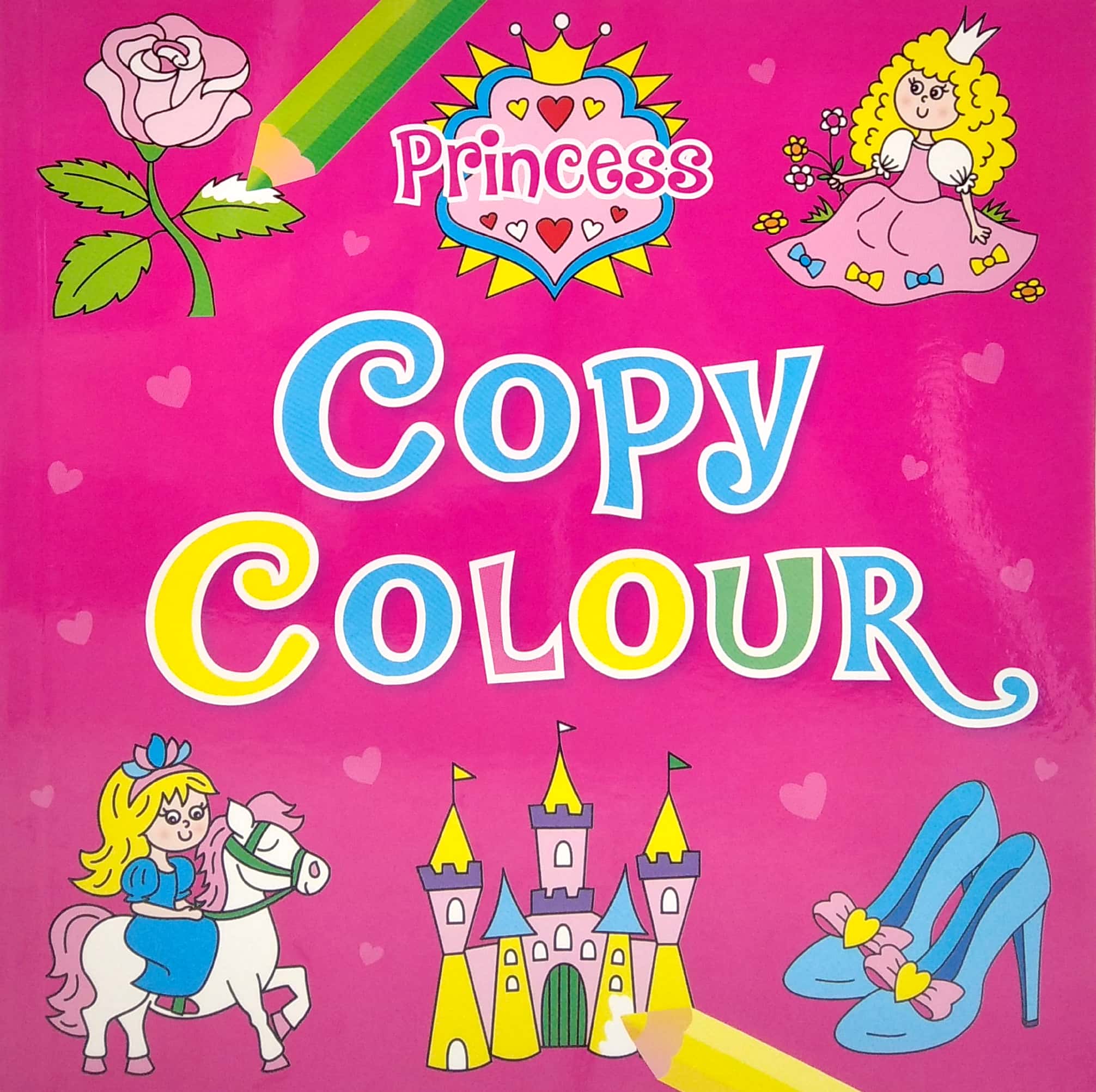 princess copy colour
