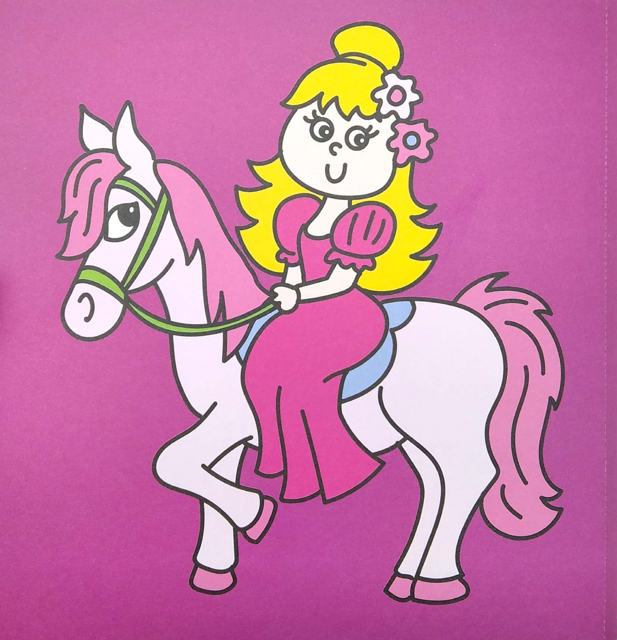 princess copy colour