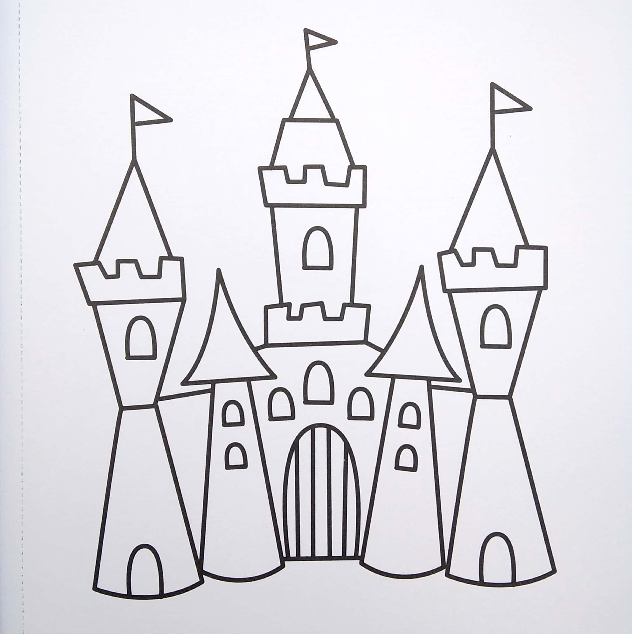 princess copy colour