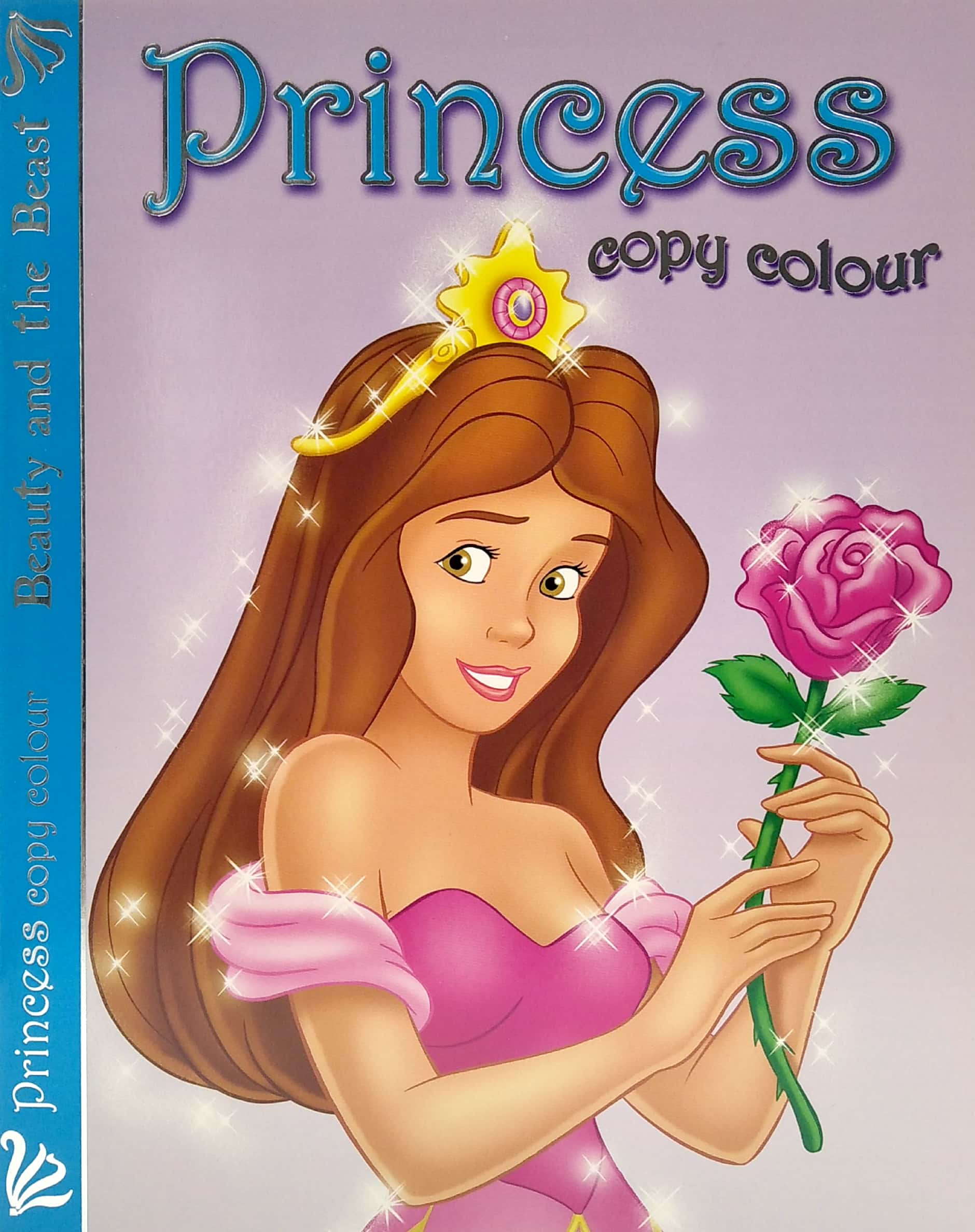 princess copy colour: beauty & the beast