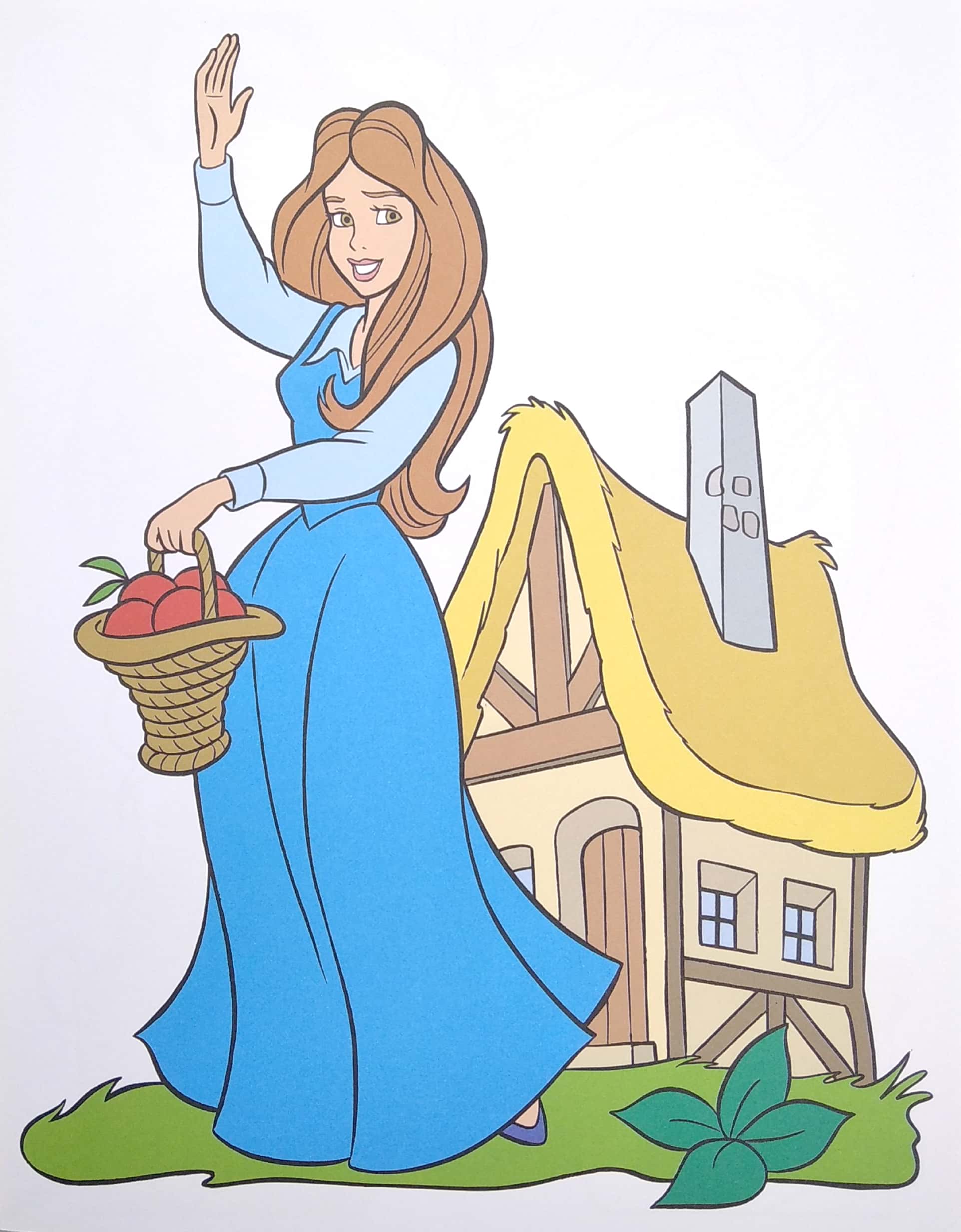 princess copy colour: beauty & the beast