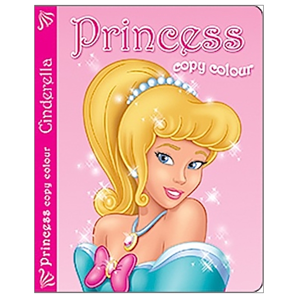 princess copy colour: cinderella