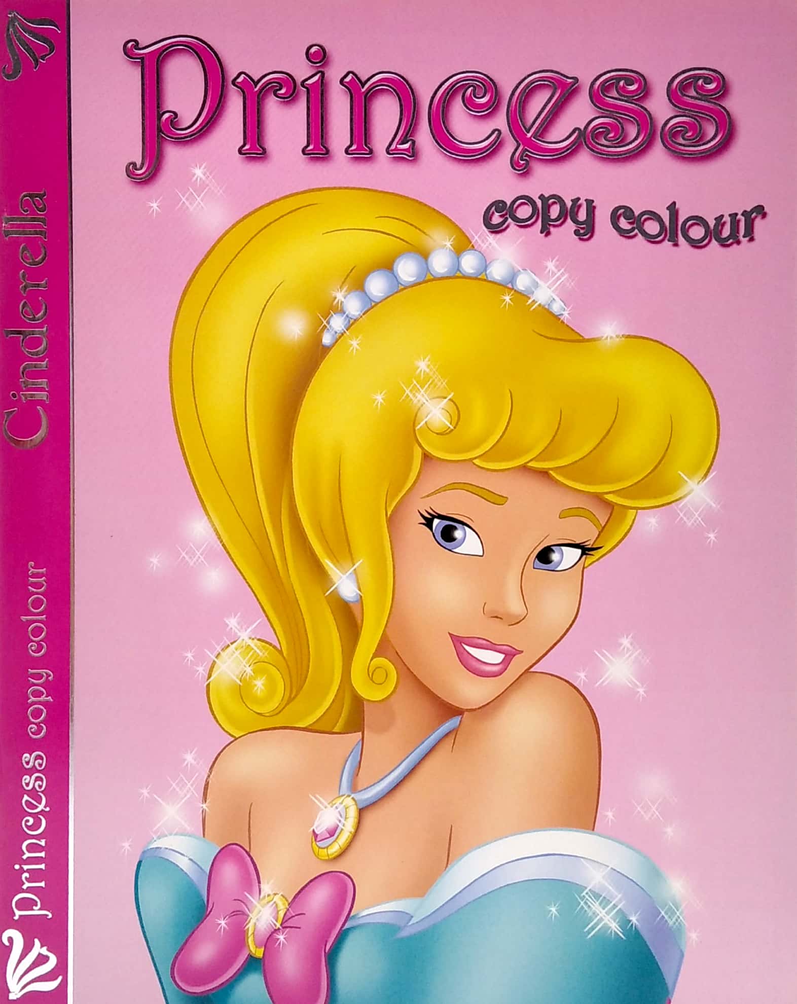 princess copy colour: cinderella