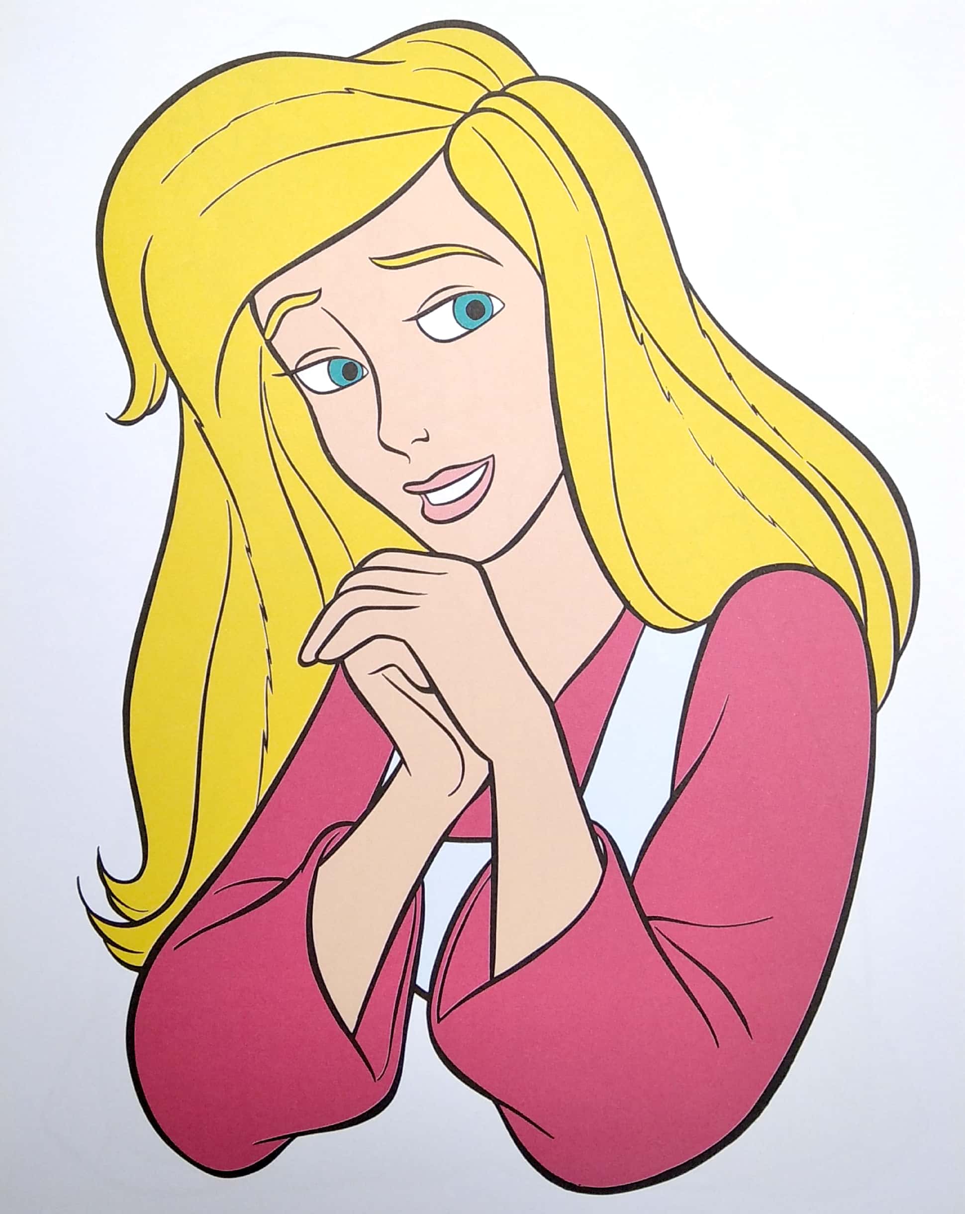 princess copy colour: cinderella