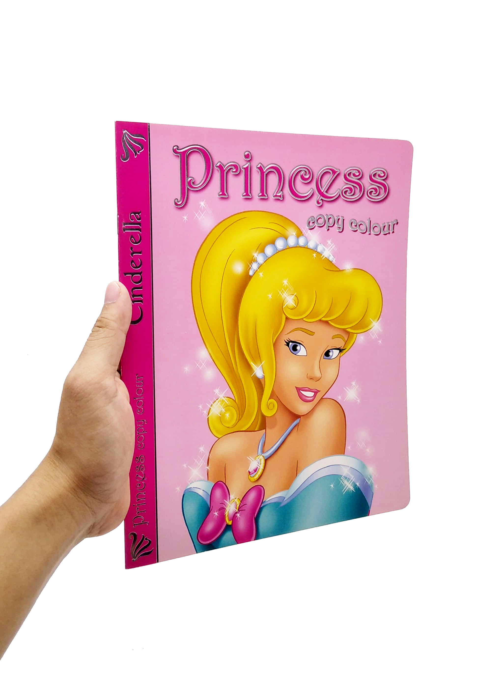 princess copy colour: cinderella