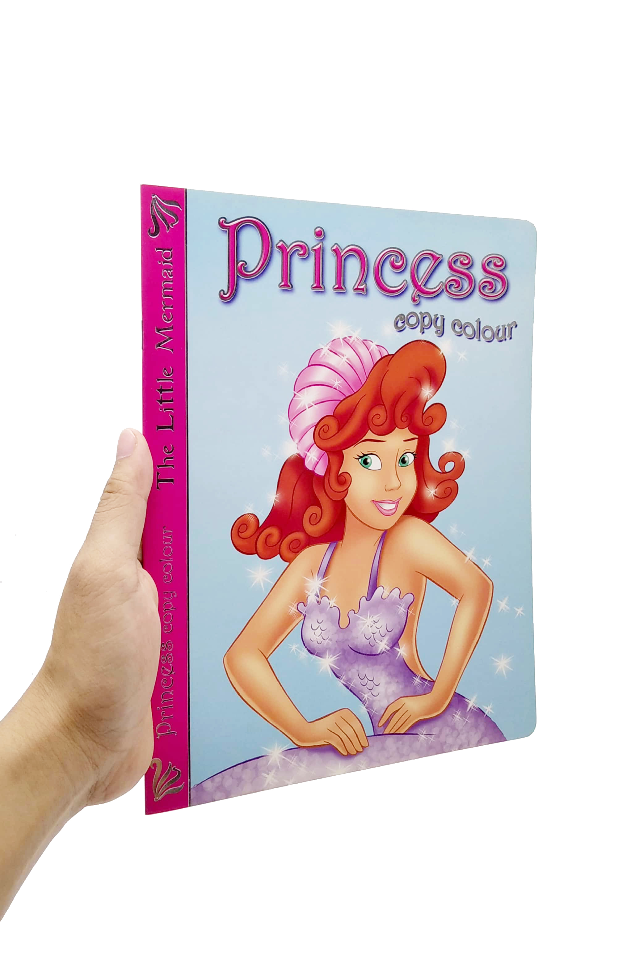 princess copy colour: little mermaid