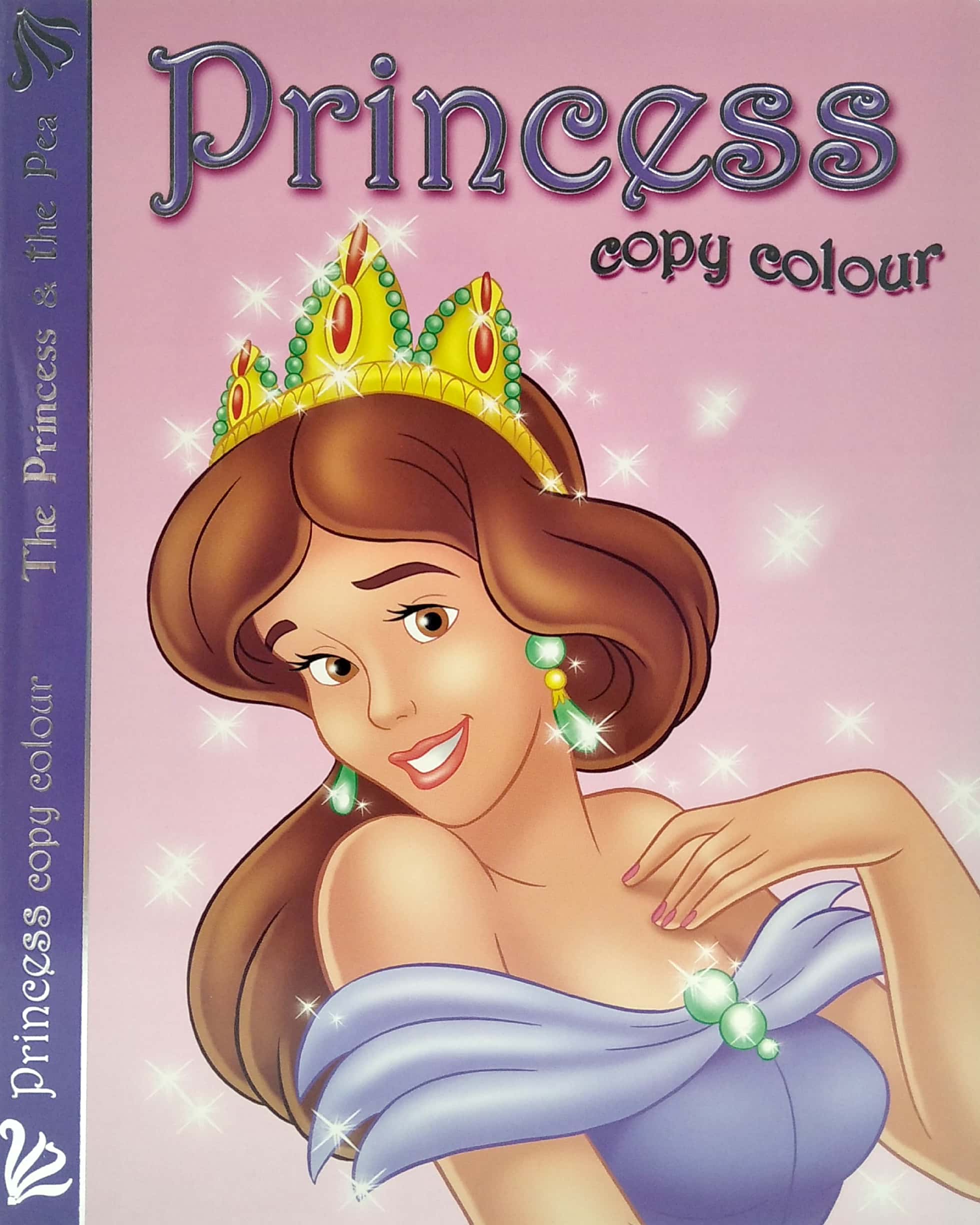 princess copy colour: princess and the pea
