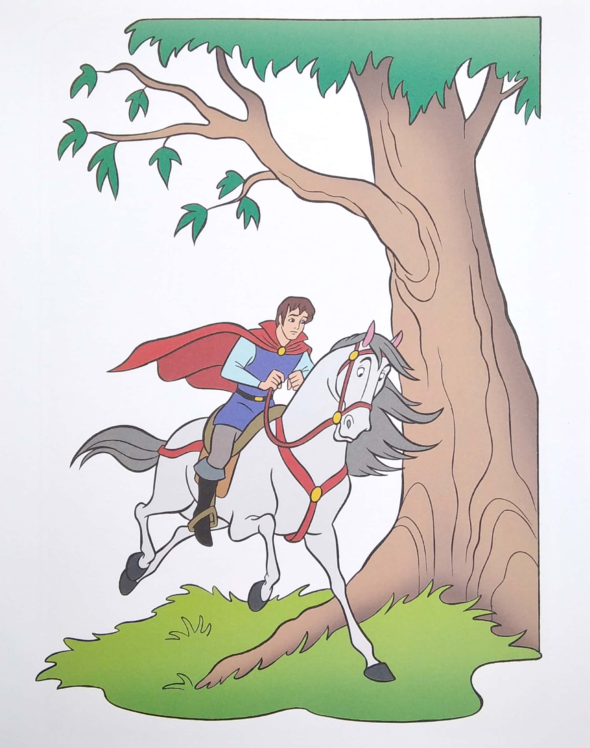 princess copy colour: princess and the pea