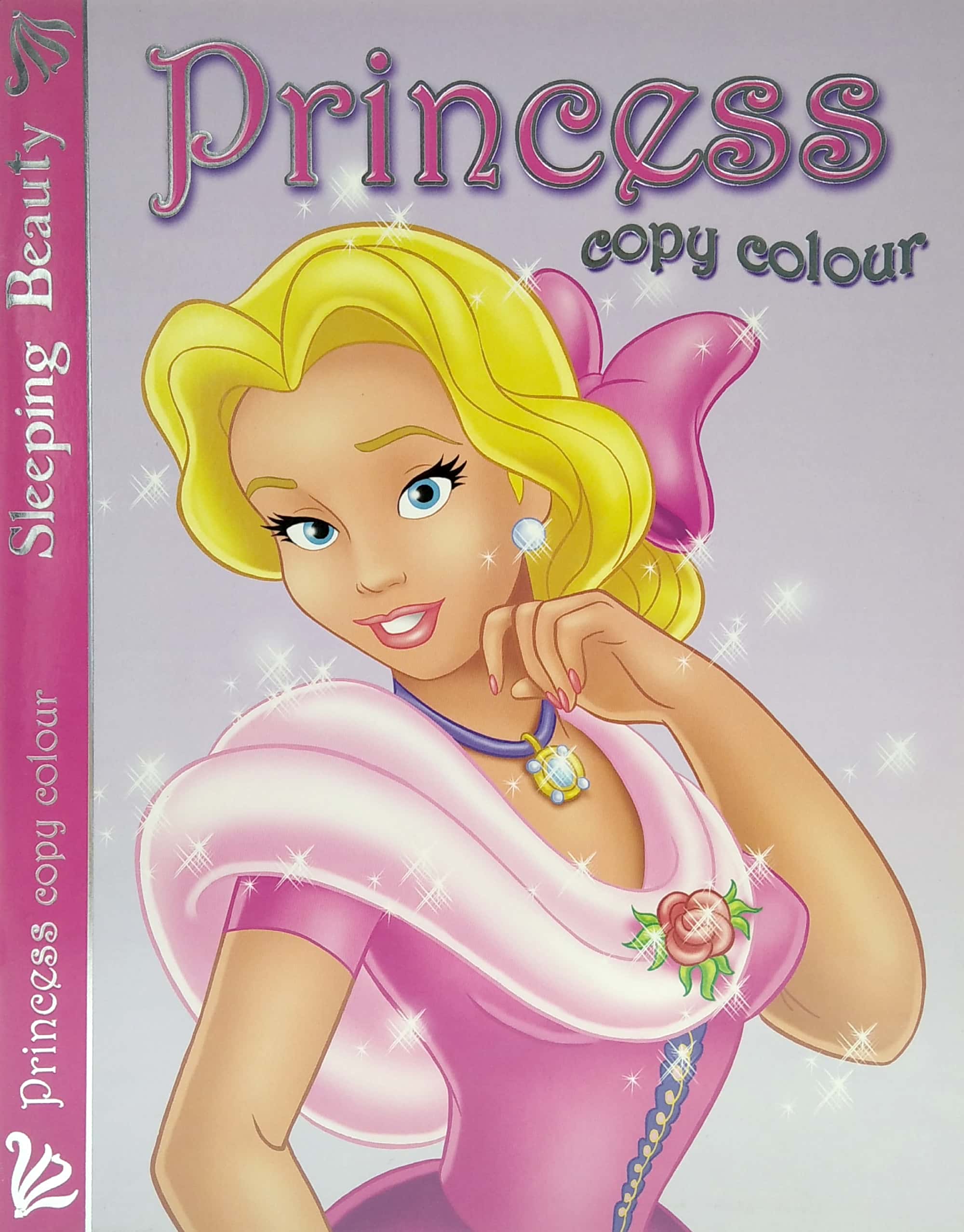princess copy colour: sleeping beauty