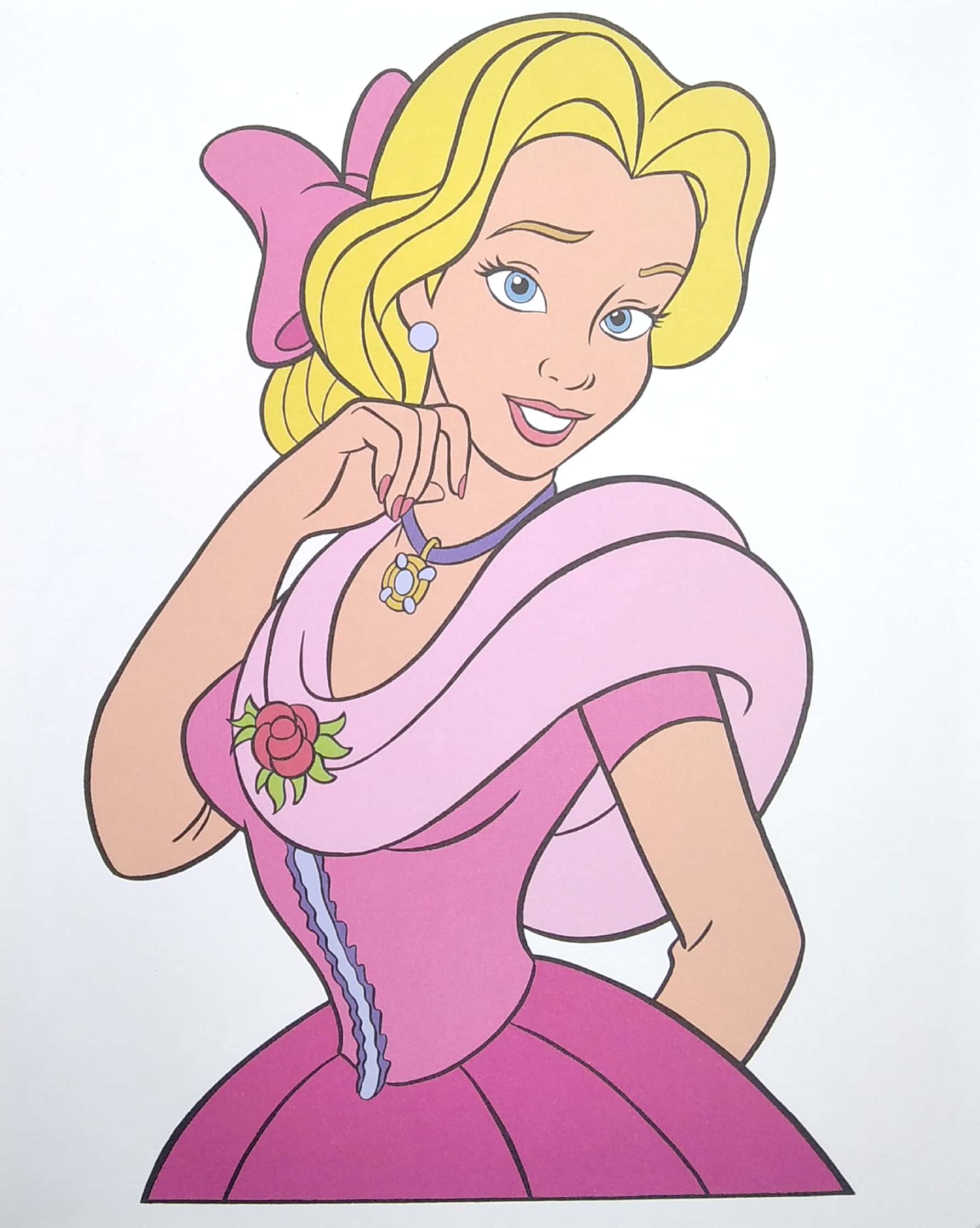 princess copy colour: sleeping beauty
