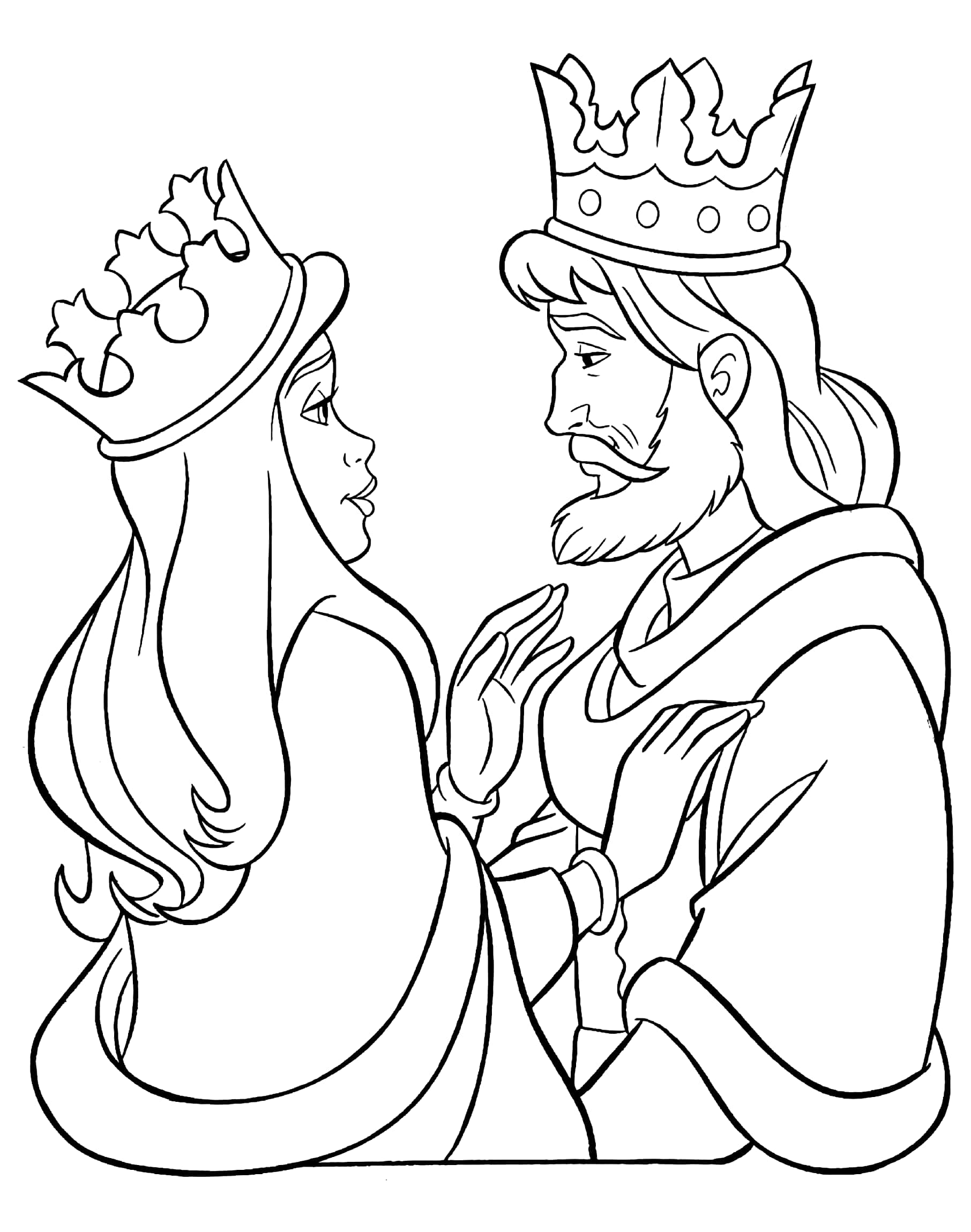 princess copy colour: sleeping beauty