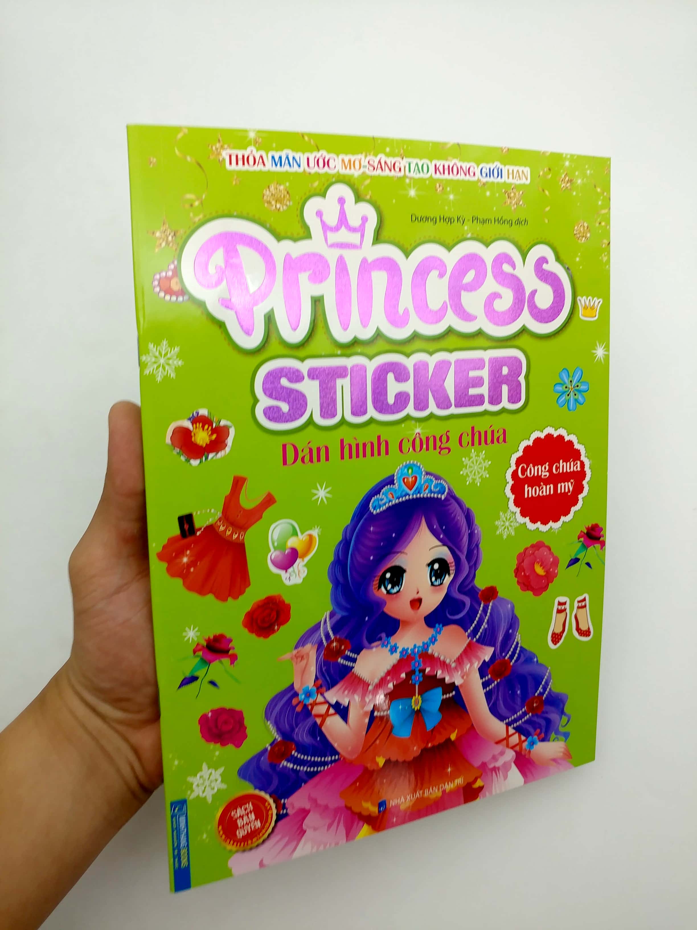 princess sticker - dán hình công chúa - công chúa hoàn mỹ