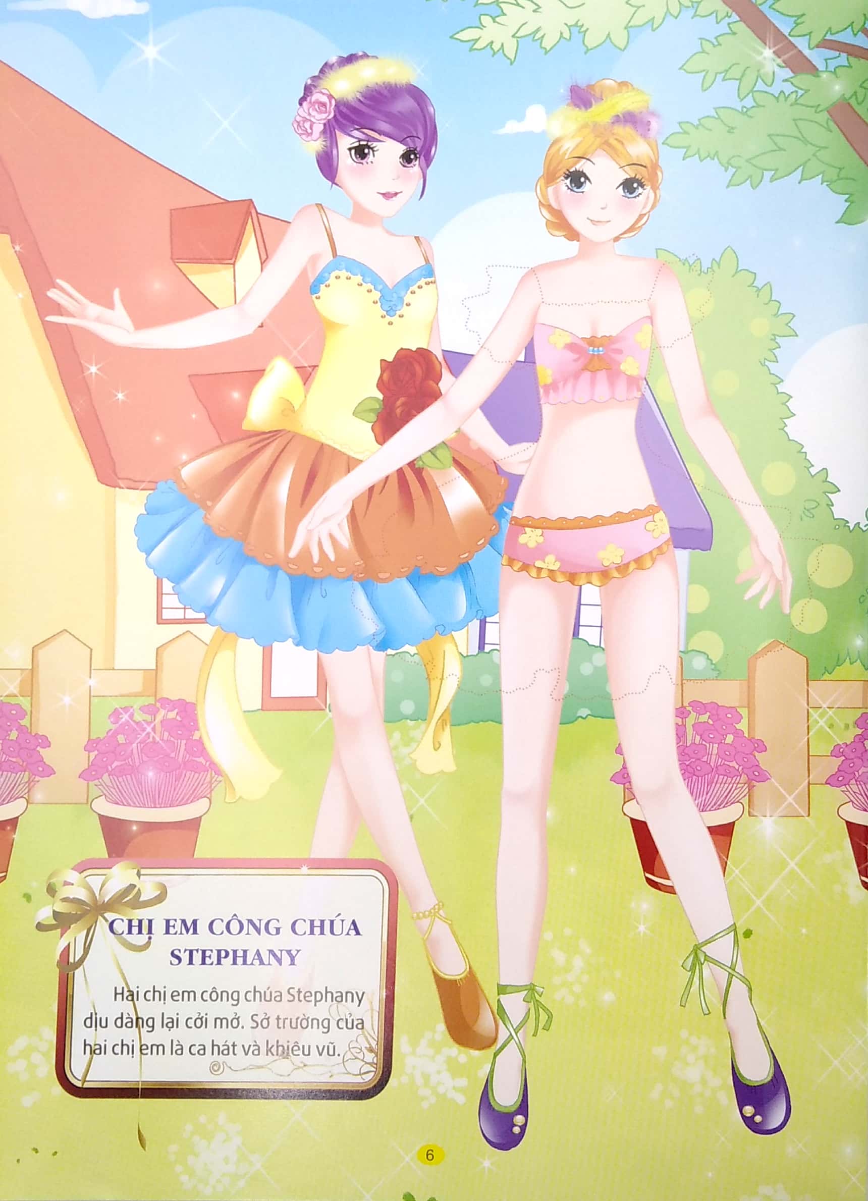 princess sticker - dán hình công chúa - công chúa mỹ lệ