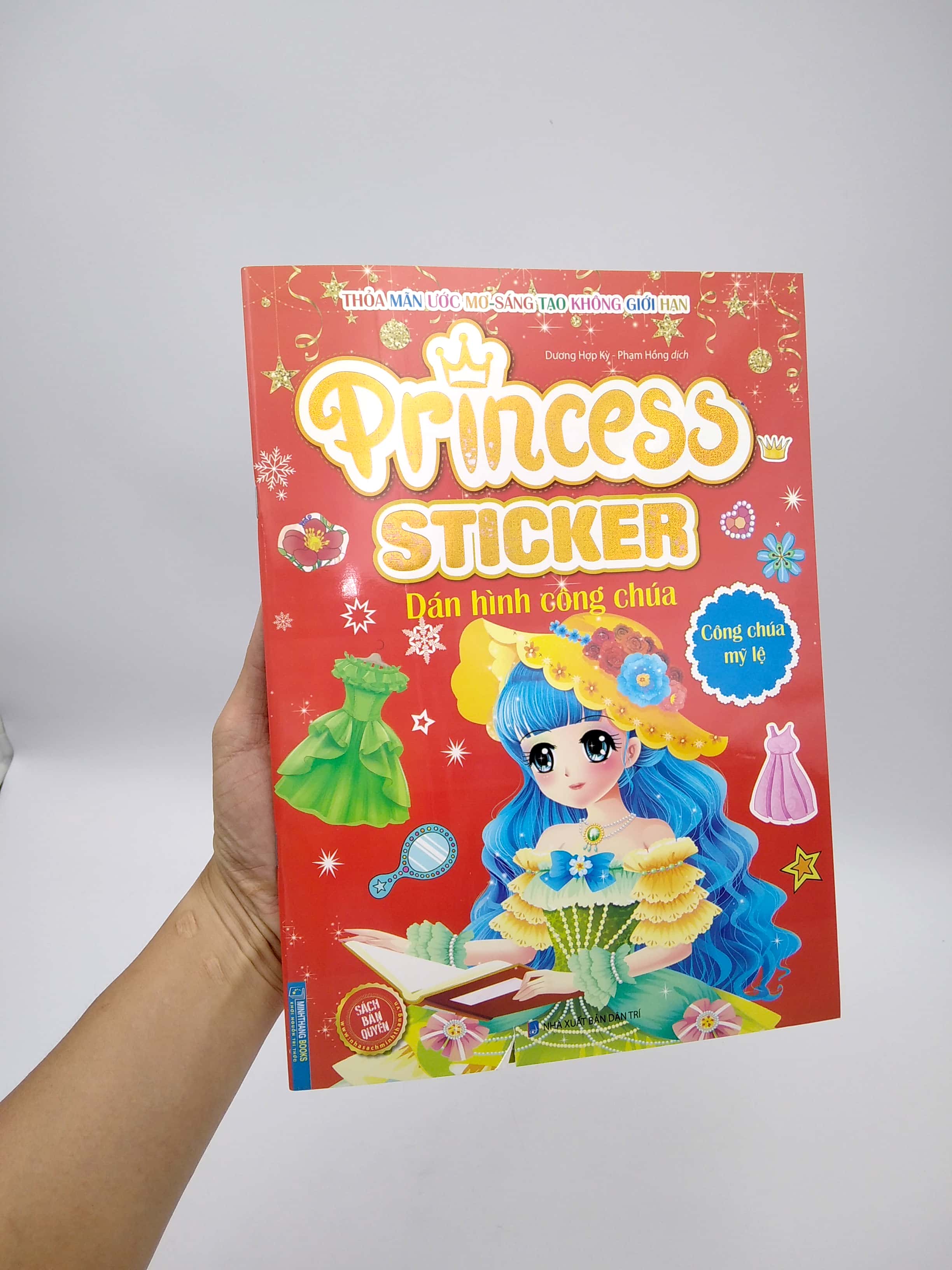 princess sticker - dán hình công chúa - công chúa mỹ lệ