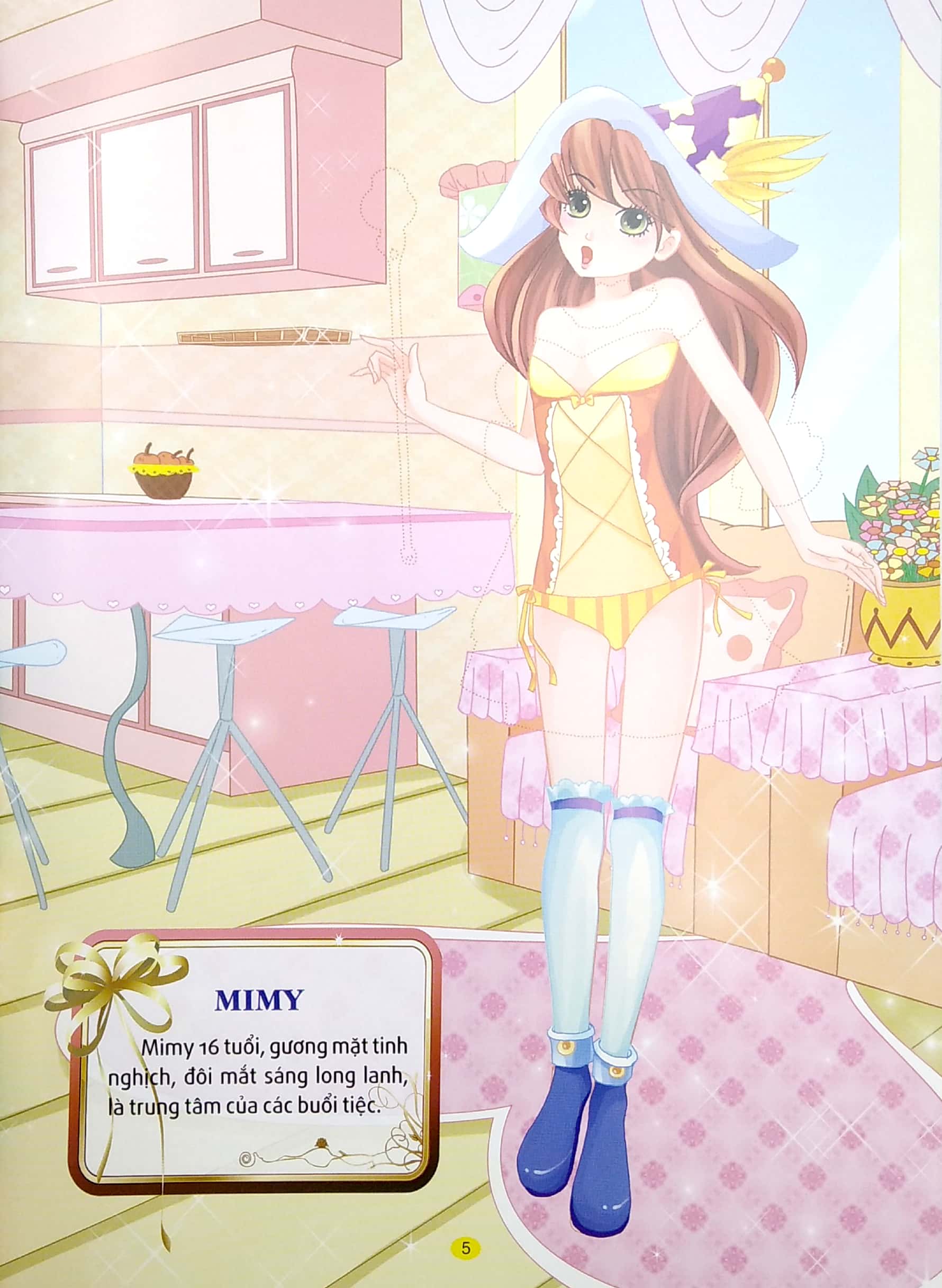 princess sticker - dán hình công chúa - công chúa ngọt ngào