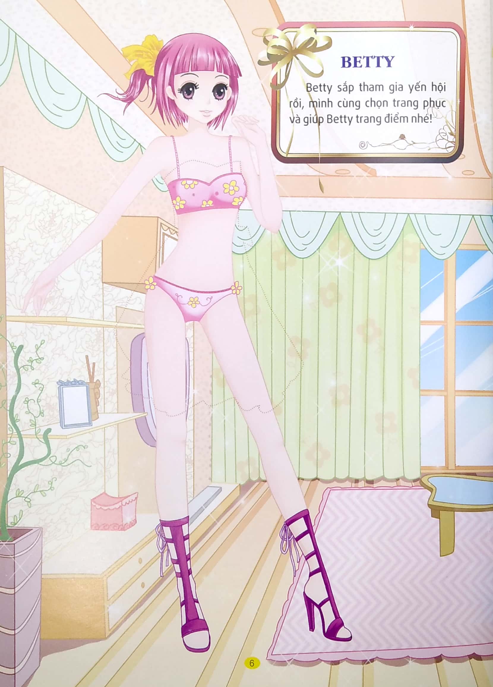 princess sticker - dán hình công chúa - công chúa thời trang