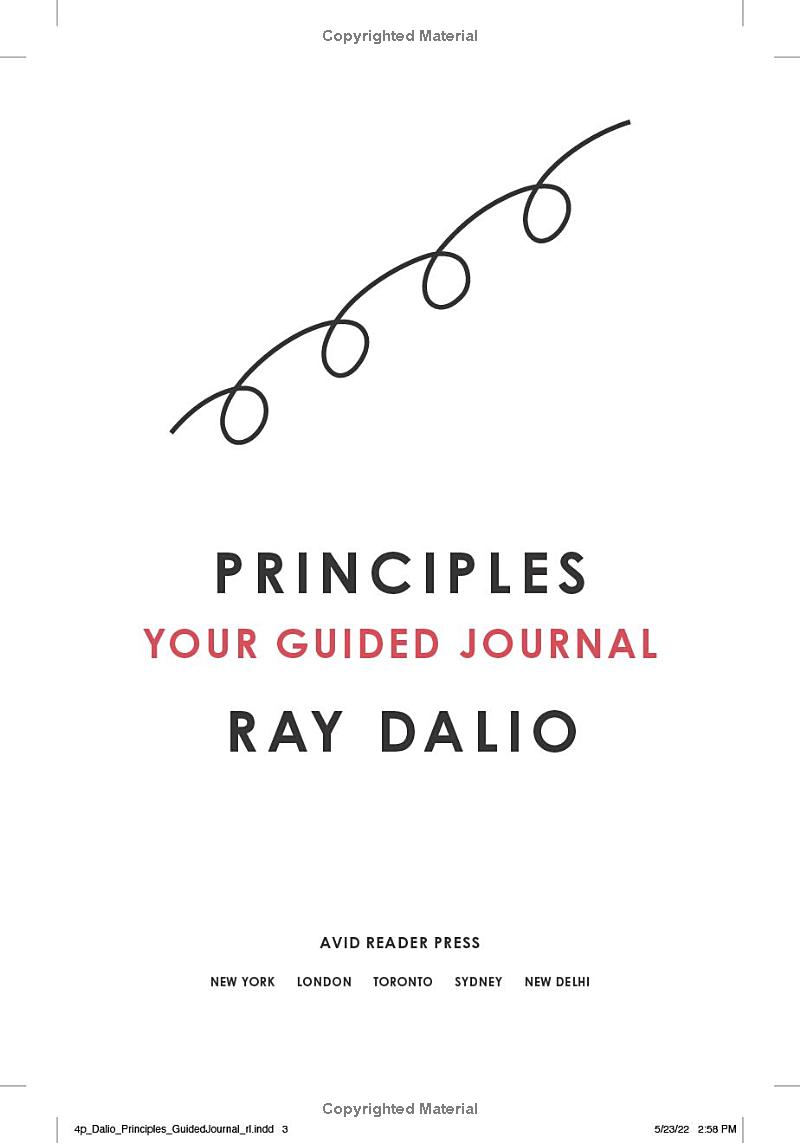 principles: your guided journal (create your own principles to get the work and life you want)