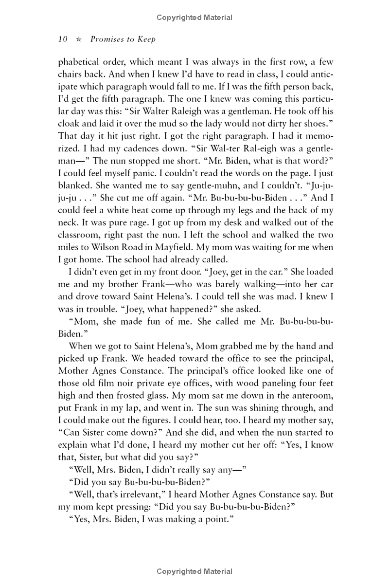 promises to keep: on life and politics