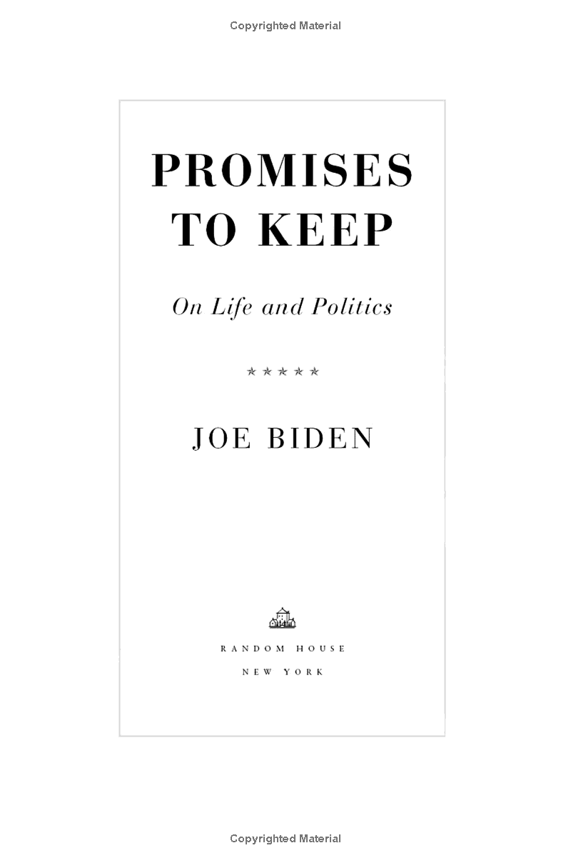 promises to keep: on life and politics