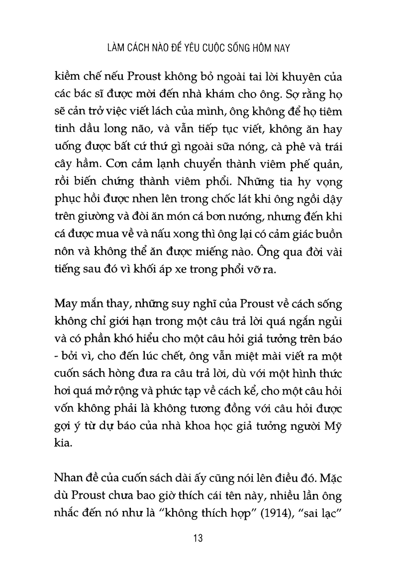 proust có thể thay đổi cuộc đời bạn như thế nào