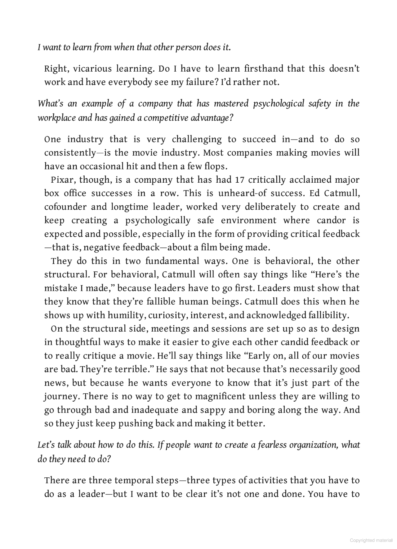 Psychological Safety (HBR Emotional Intelligence Series)