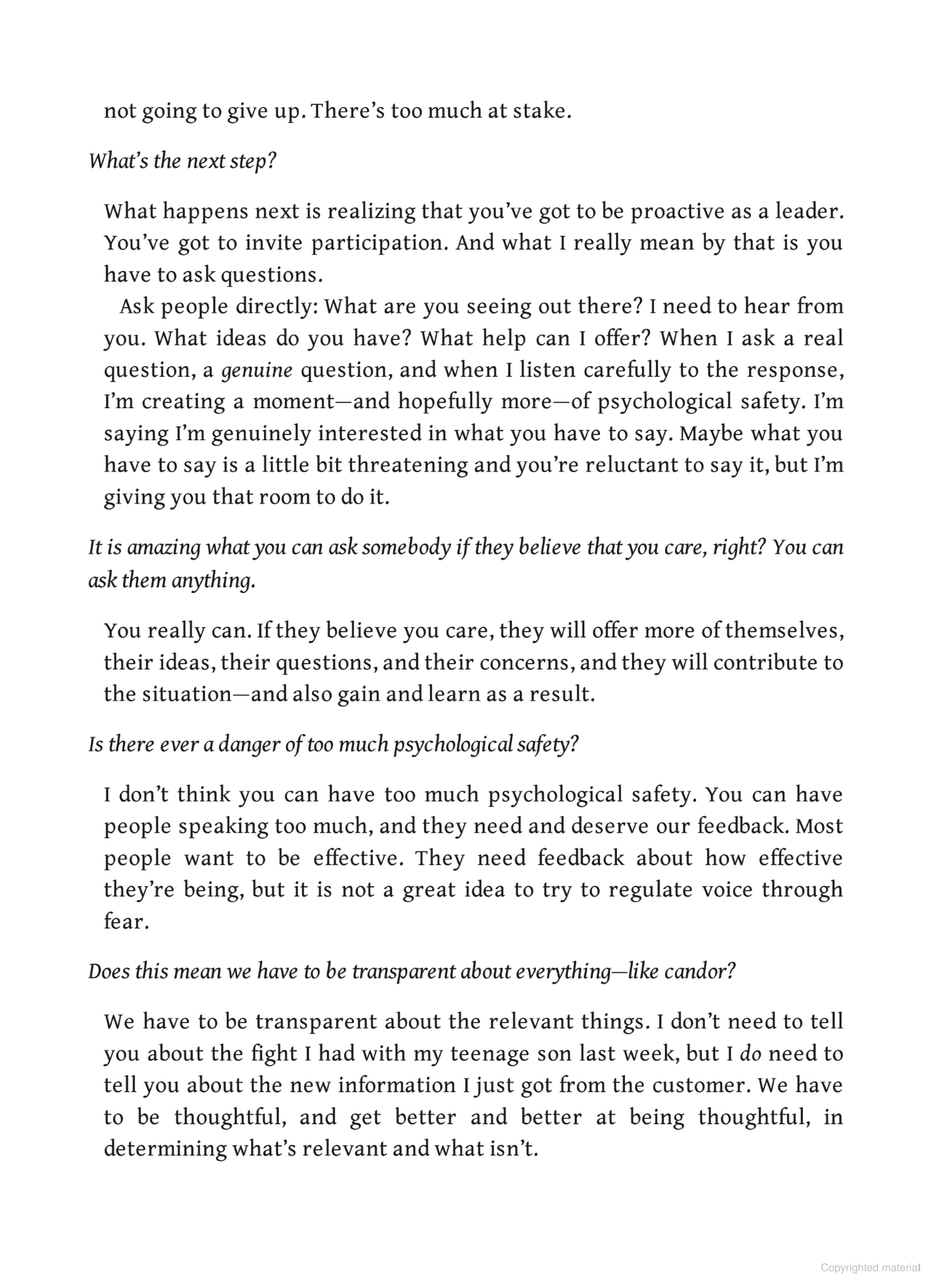 Psychological Safety (HBR Emotional Intelligence Series)