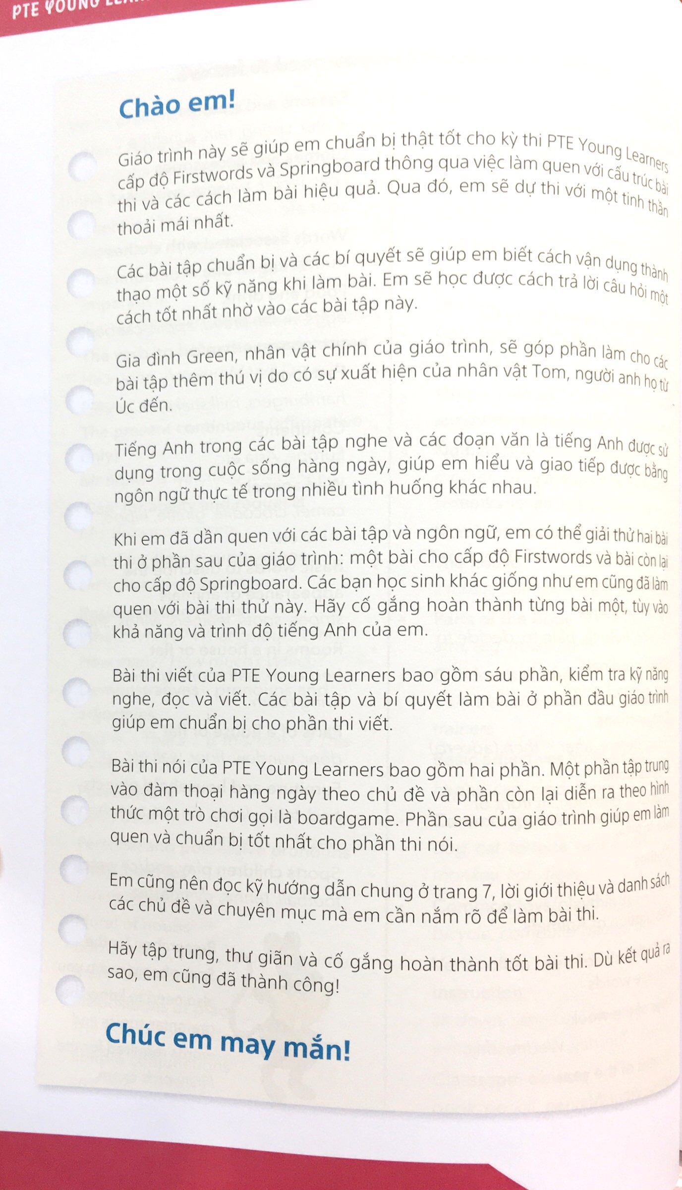 pte young learners firstwords & springboard vietnam