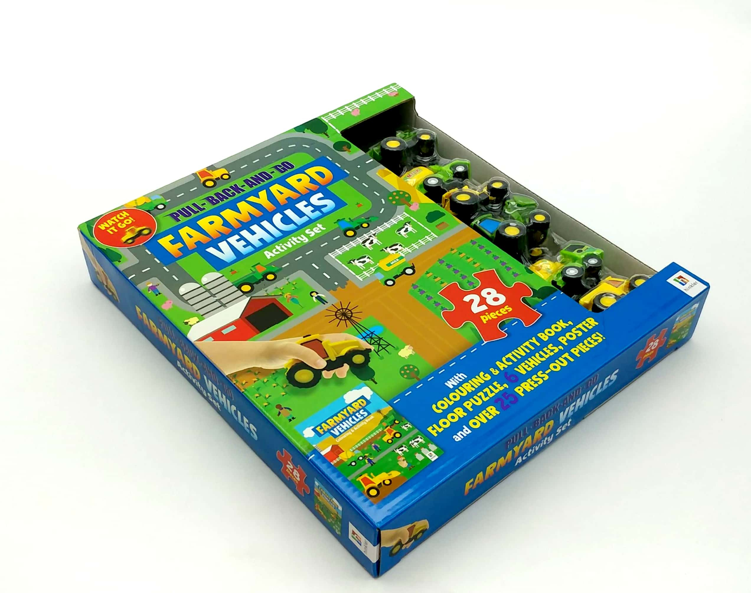 pull-back-and-go: farmyard vehicles