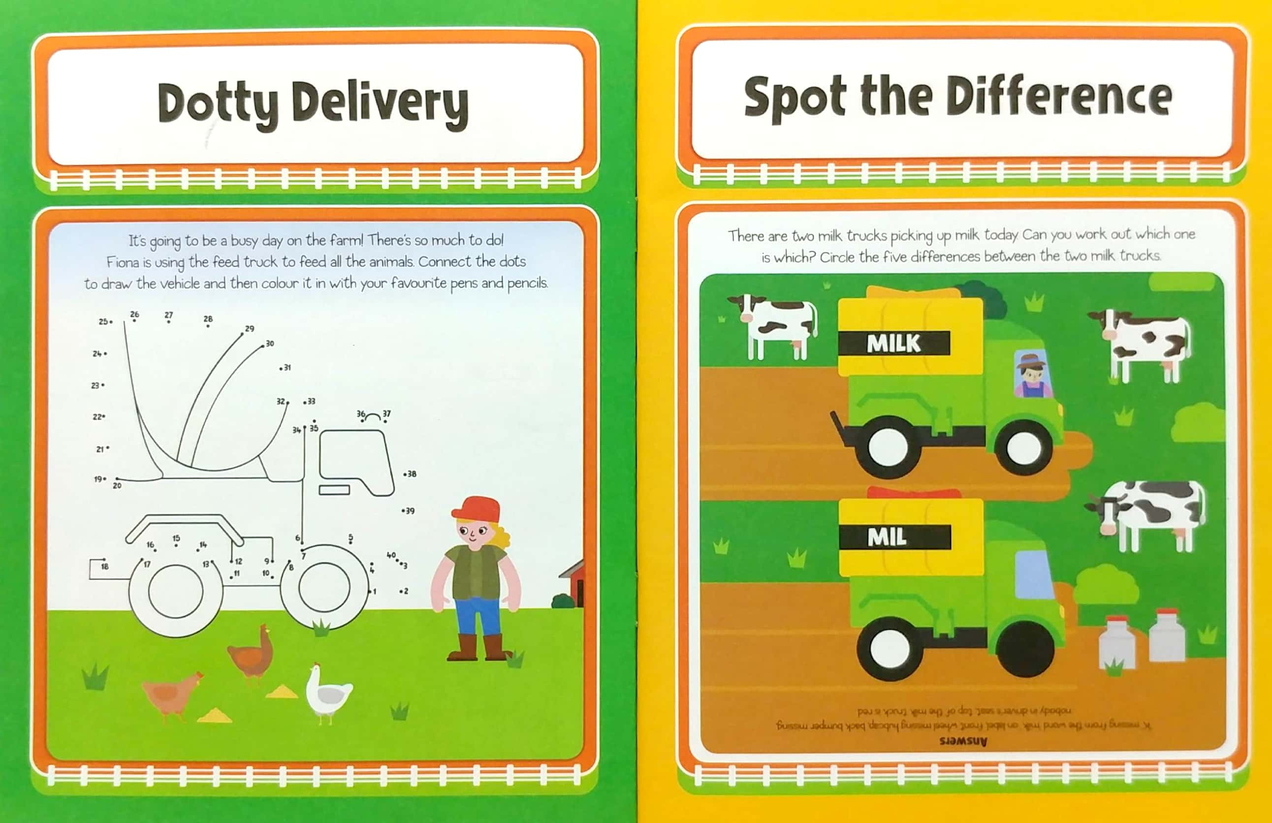 pull-back-and-go: farmyard vehicles