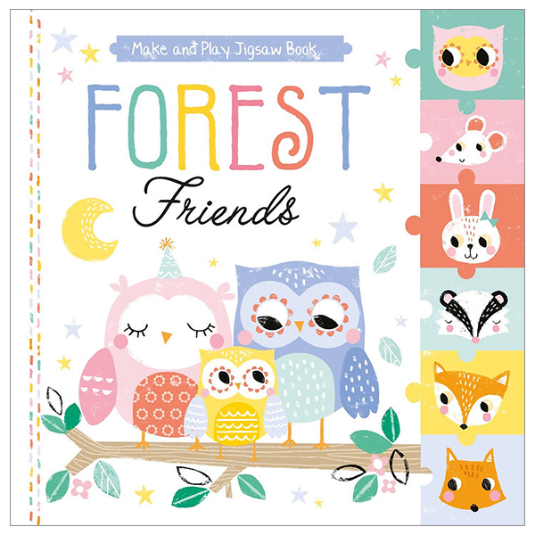 pull out jigsaw book - forest friends