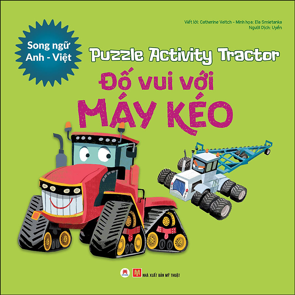 puzzle activity - tractor: đố vui với máy kéo (song ngữ anh - việt)