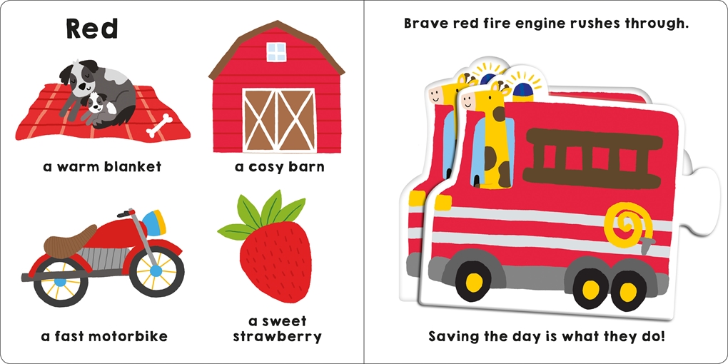 puzzle and play: color bus: a press-out puzzle book!