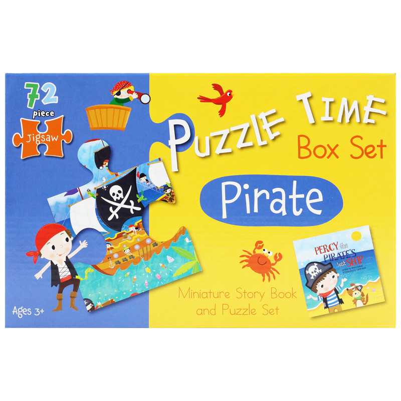 puzzle time box set: pirate